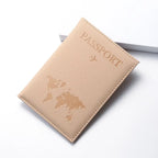 etui passeport carte mappemonde
