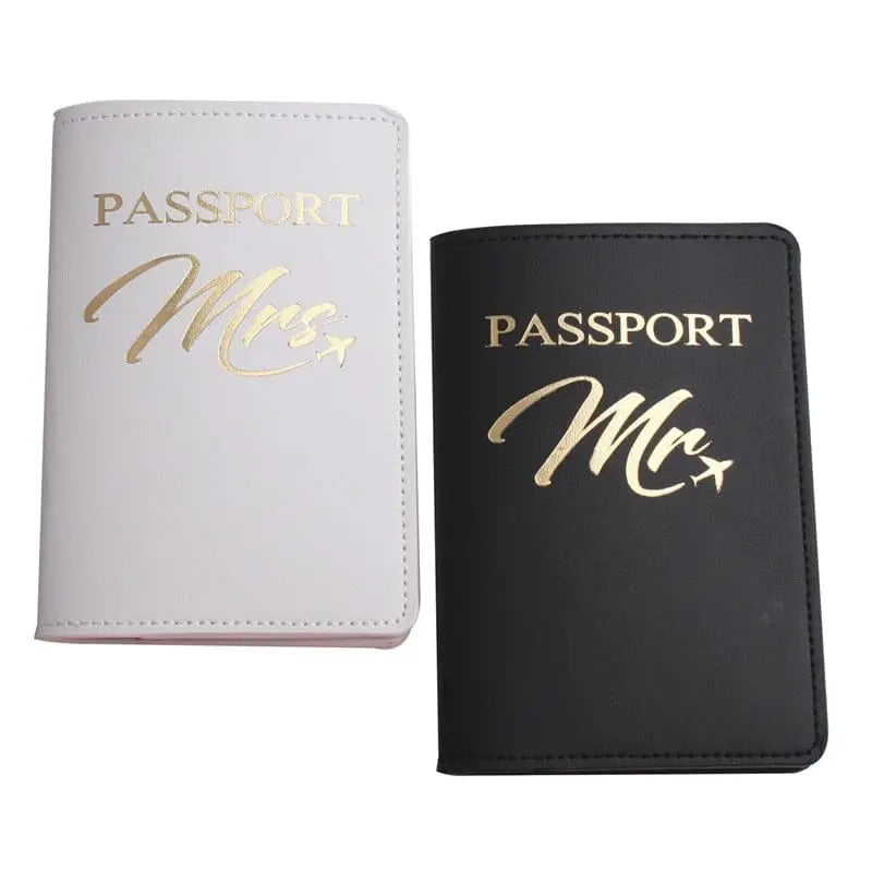 protege passeport et etiquette bgage couple mr mrs