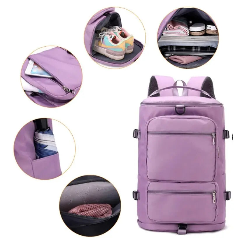 sac a dos femme de voyage avion cabine sport chic