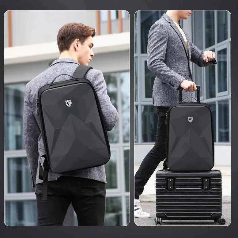 sac a dos rigide anti vol usb