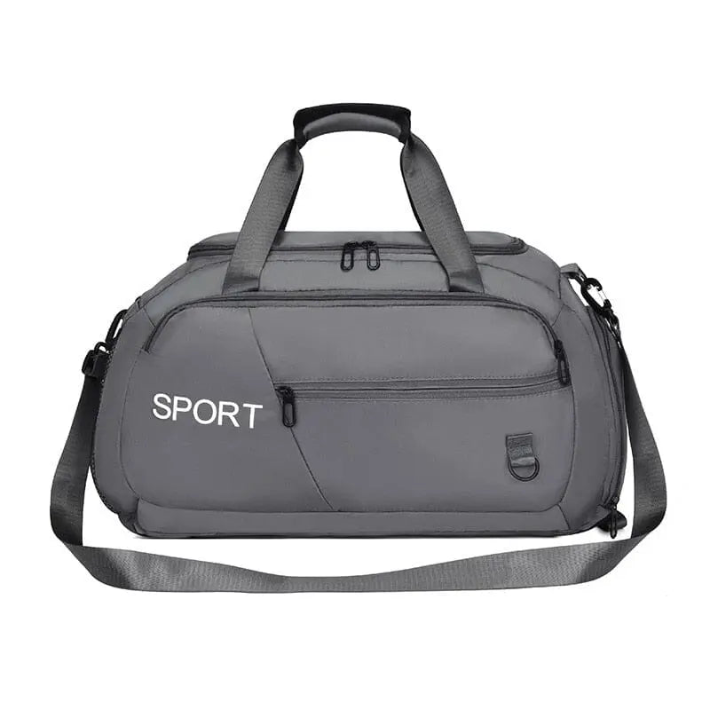 sac de voyage sport femme gris