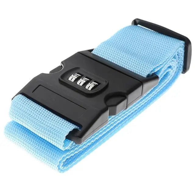 sangle valise bleu ciel safelock