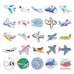sticker pour valise voyage avion pack de 50