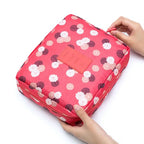 trousse de maquillage de voyage fleurs