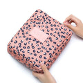 trousse maquillage voyage léopard
