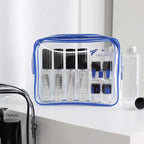 trousse avion de toilette voyage free travel transparente