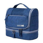 trousse de toilette voyage travel bag bleu marine